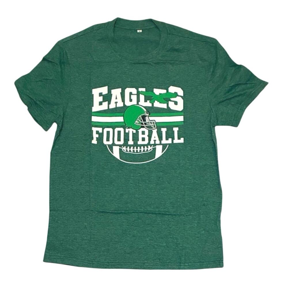 Eagles Football Forrest Green Men’s T-Shirt Size Small